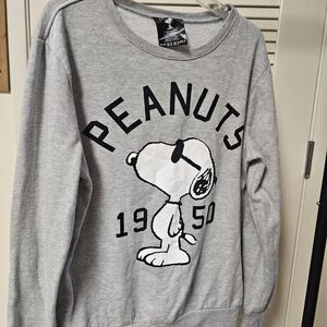 Peanuts Gray Snoopy Sweater